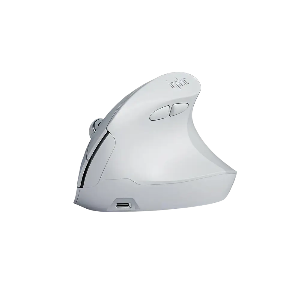 Вертикальна миша INPHIC X9 2400 White - фото 2