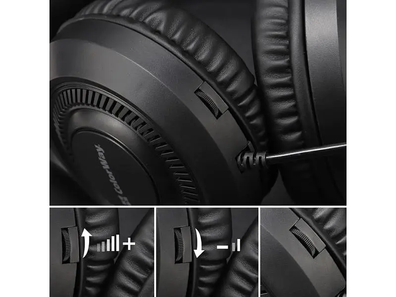 Навушники з мікрофоном ColorWay GlowCore RGB Black (CW-HPG02BK) - фото 5