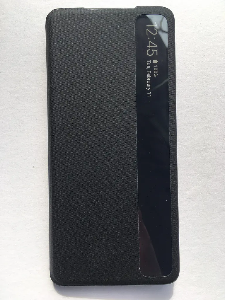 Оригінальний чохол-книжка S-View Clear View Cover EF-ZG985CBEGRU для Samsung Galaxy S20 Plus 5G Чорний - фото 8
