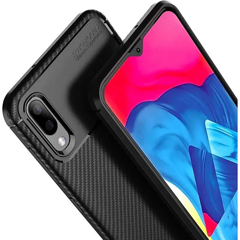 Чохол-накладка Toto TPU Carbon Fiber 1.5 mm Case Samsung Galaxy M10 Black - фото 6