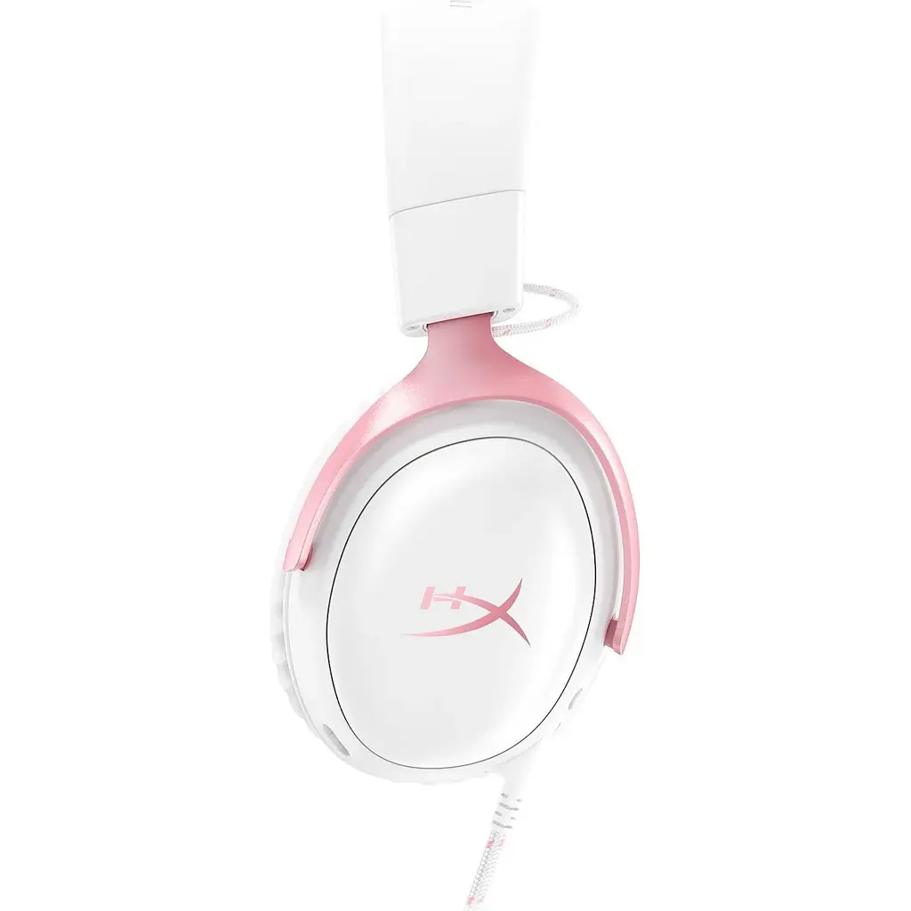 Игровые наушники HyperX Cloud III White/Pink (9W1Q4AA) [155193] - фото 3