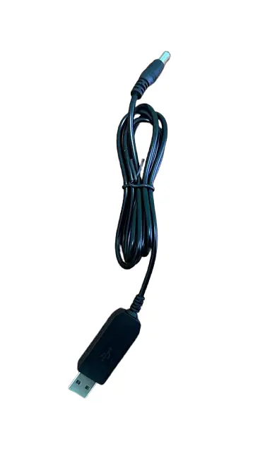 USB-кабель живлення від PowerBank для роутера 5V на 12V DC 5.5 x 2.1 мм - фото 5