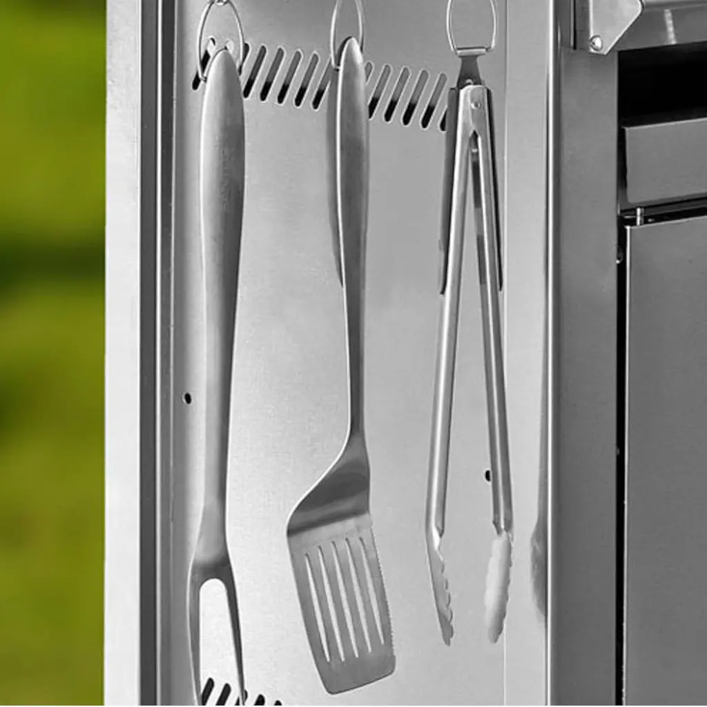 Набор приборов для гриля Santos нержавеющая сталь 3 шт. (103103) - фото 5