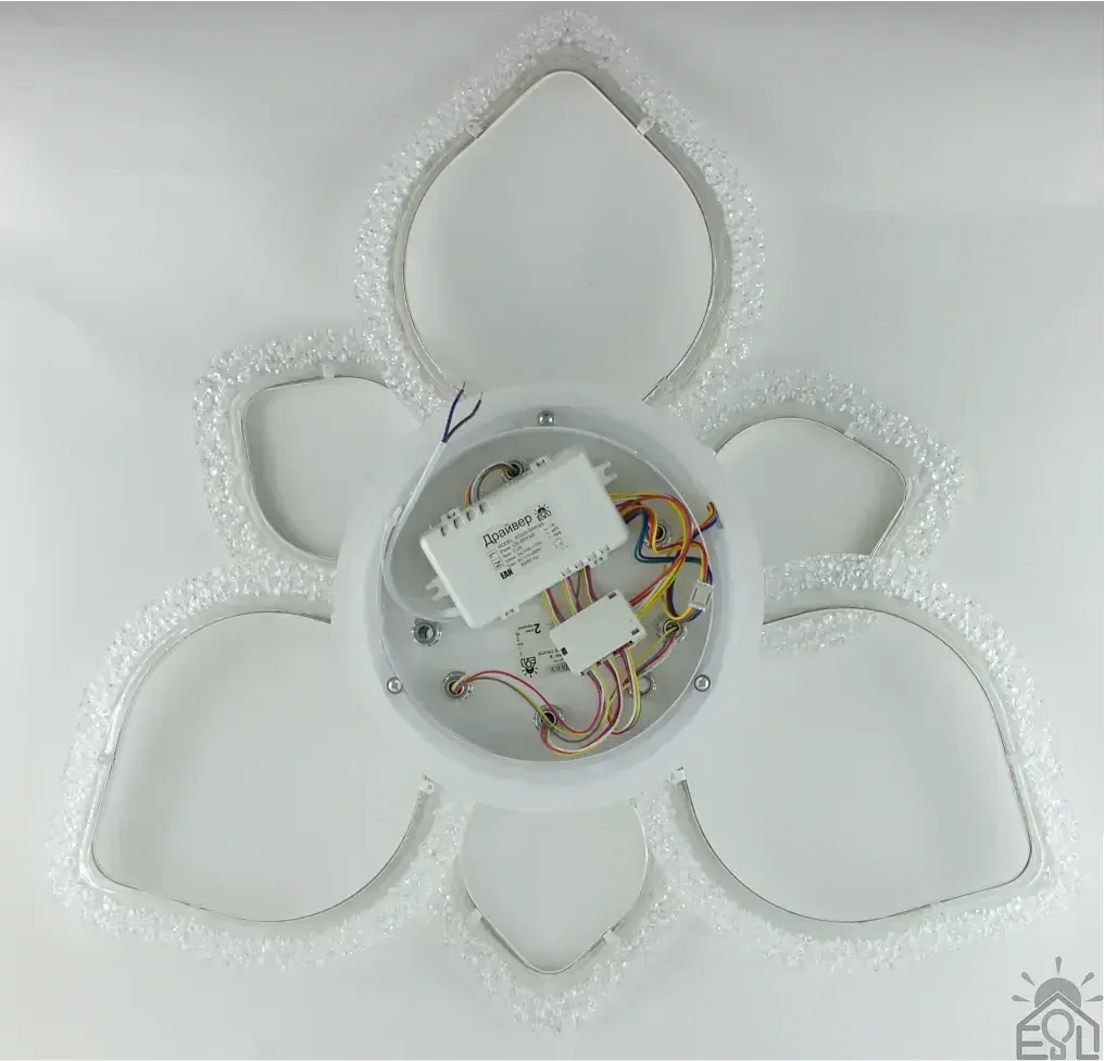 Керована світлодіодна люстра AZALIA ICE RGB 100W 7R-APP-680x110-WHITE/WHITE-220-IP20 ESLLSE - фото 5