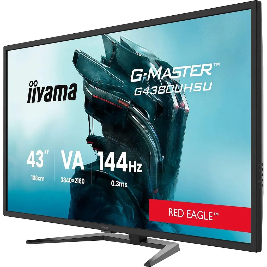 Монітор 42.51" Iiyama 42.5" G4380UHSU-B2 UHD VA 144Hz (G4380UHSU-B2) - фото 2