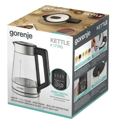 Електрочайник Gorenje K17TRG (6993617) - фото 6