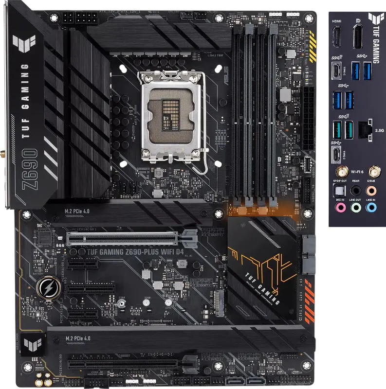 Материнська плата Asus Z690-Plus TUF Gaming Wi-Fi D4 LGA 1700 (TUF GAMING Z690-PLUS WIFI D4) Б/В - фото 4