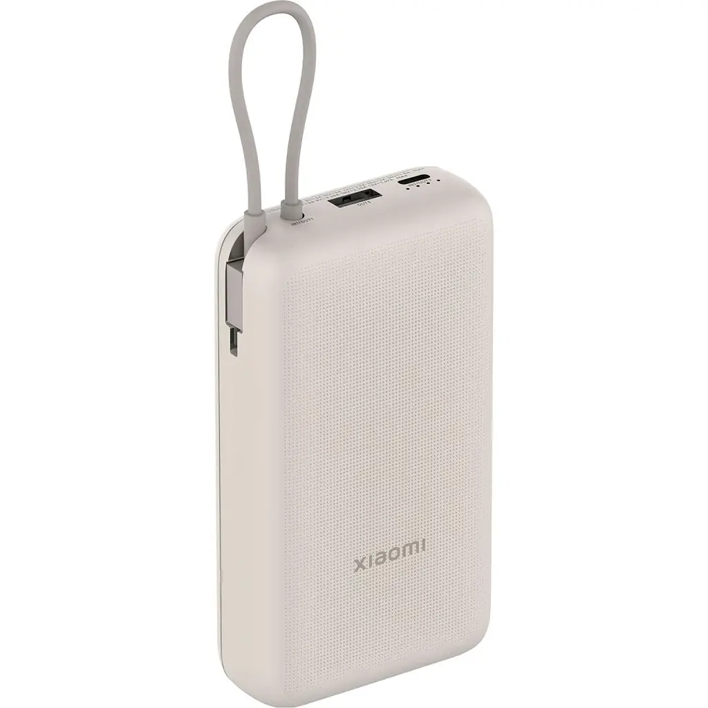 Зовнішній акумулятор Xiaomi with Integrated Cable 20000mAh 33W Tan (BHR8851GL) [125045] - фото 2