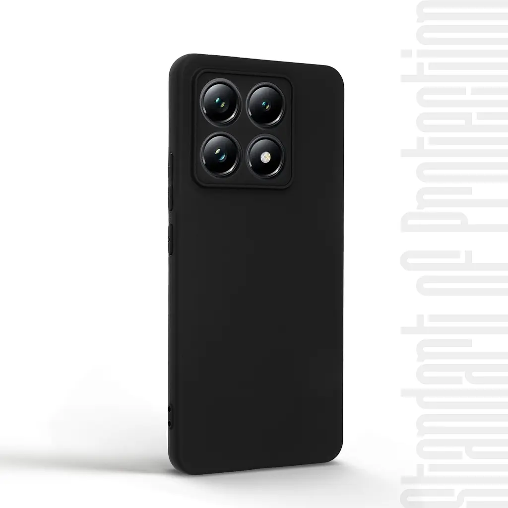 Чехол-накладка для смартфона Xiaomi 14T противоударный, силиконовый, термополиуретановый (ТПУ), с защитой камеры и корпуса, черный, защита всего корпуса, ArmorStandart (ARM79368) - фото 2