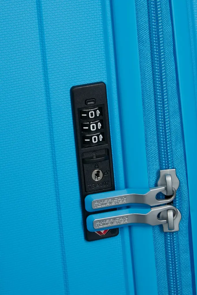 Чемодан American Tourister REJOY AZURE BLUE 68x47x26 68 см Mstrong*31002 - фото 5