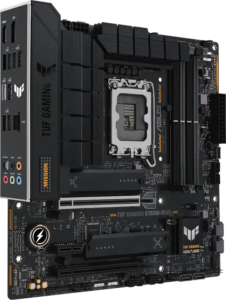 Материнська плата Asus B760M-Plus TUF Gaming LGA 1700 (TUF GAMING B760M-PLUS) - фото 2