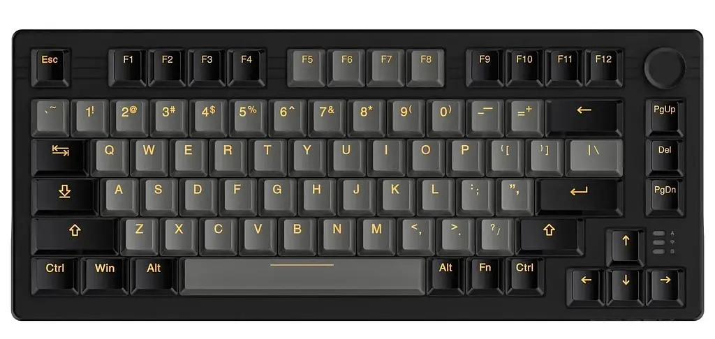 Клавіатура DAREU EK75 Pro (UA) Black Gray (KB-EK75P-BKG) - фото 2