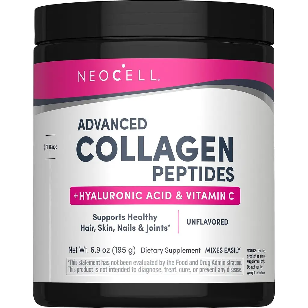 Колагенові пептиди типів I та III Neocell Advanced Collagen Peptides + Hyaluronic Acid + C 195 г