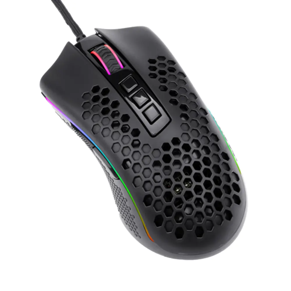 Мишка Redragon Storm Elite RGB, ігрова, 16000dpi., 10кн., чорна - фото 7