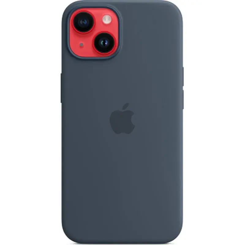 Чохол до мобільного телефона Apple iPhone 14 Plus Silicone Case with MagSafe - Storm Blue,Model A2911 (MPT53ZE/A) - фото 5