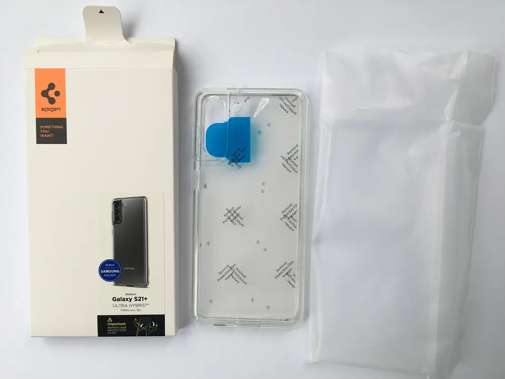 Чохол протиударний прозорий Spigen Ultra Hybrid Crystal ACS02387 для Samsung Galaxy S21 Plus (6.7") Clear - фото 9