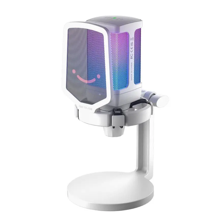 Микрофон конденсаторный Fifine FQ-6 RGB USB White - фото 10