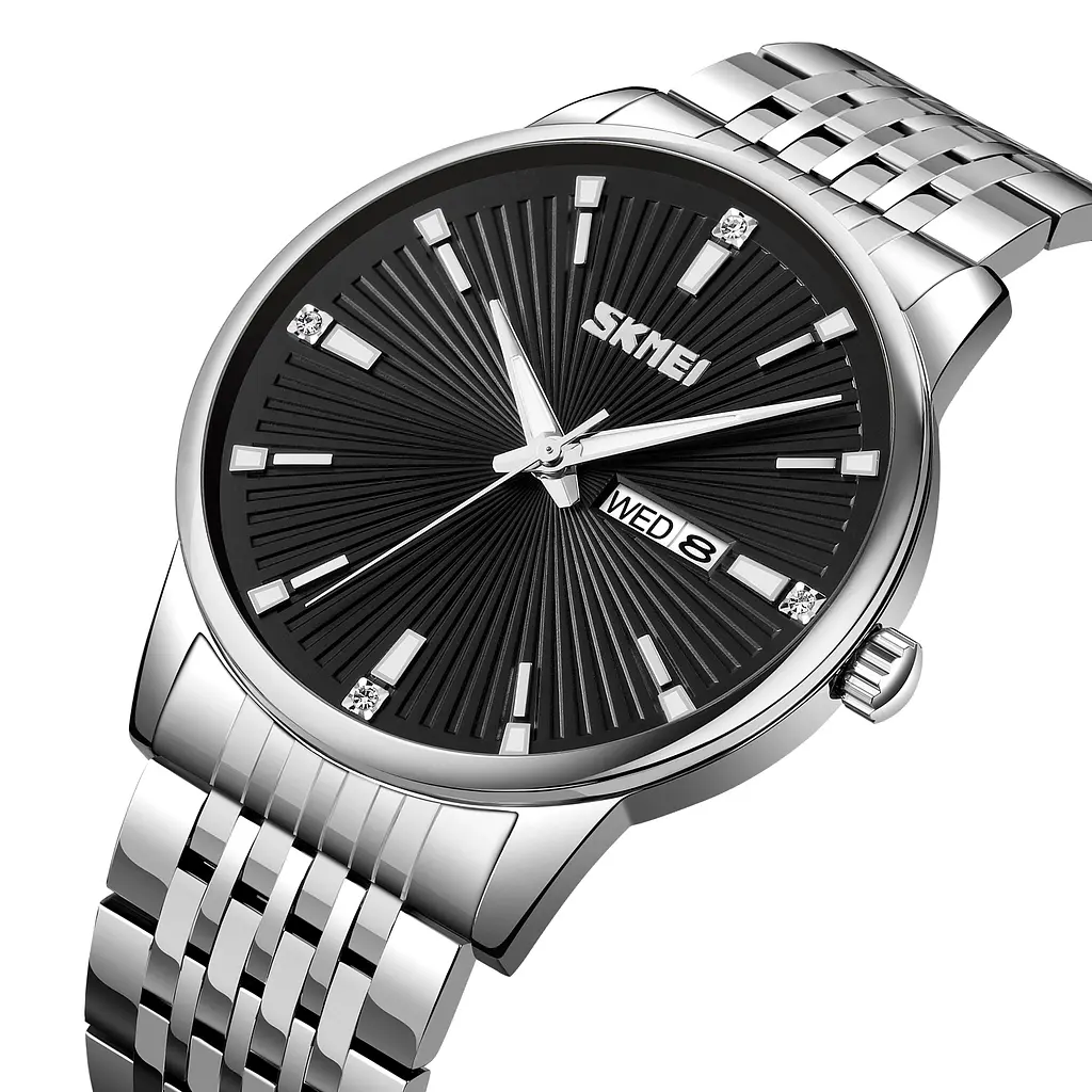 Годинник наручний чоловічий 9323SIBK Silver-Black Skmei acs0030916 - фото 2
