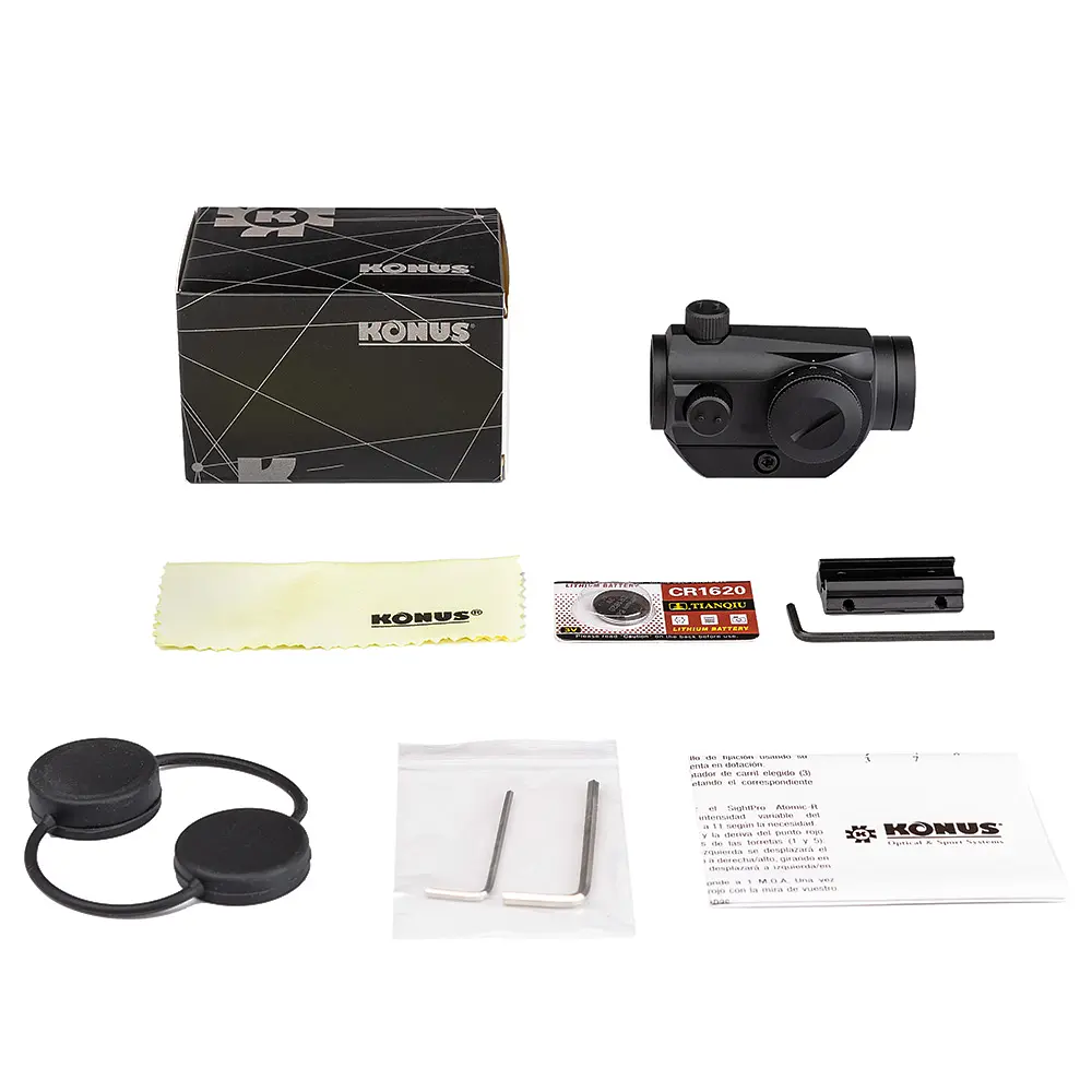 Коліматорний приціл KONUS SIGHT-PRO ATOMIC-R 1x20 - фото 2