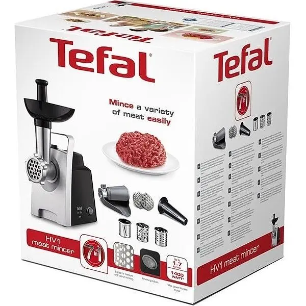 М`ясорубка Tefal HV1, 7 в 1, 1400 Вт чорна (NE109838) - фото 5