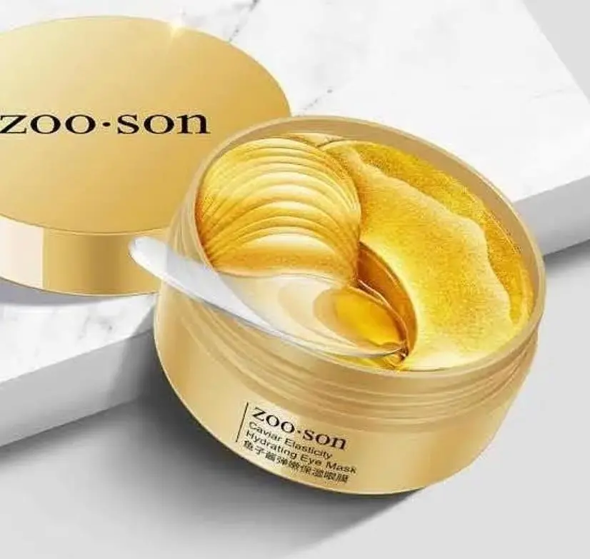 Гідрогелеві патчі Zoo Son Caviar Elasticity з екстрактом ікри, золотом і гіалуронової кислотою 60 шт - фото 2