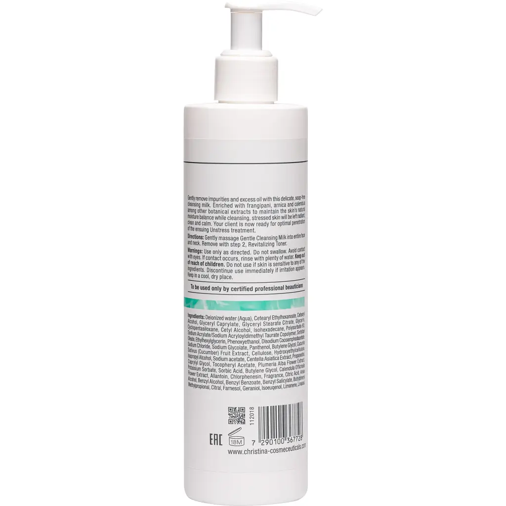 Молочко очищувальне Christina Unstress 1 Gentle Cleansing Milk 300 мл - фото 2