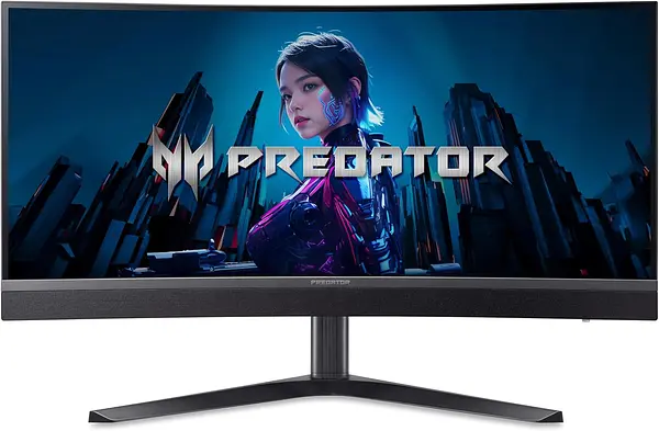 Монiтор 34" Acer Predator X34V3bmiiphuzx (UM.CXXEE.301) Black - фото 2