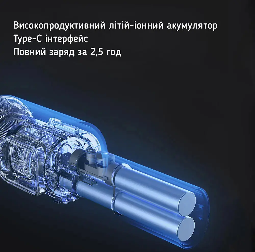 Ручной пылесос Xiaomi Shunzao Handheld Vacuum Cleaner Z1 Pro Black [86274] - фото 5
