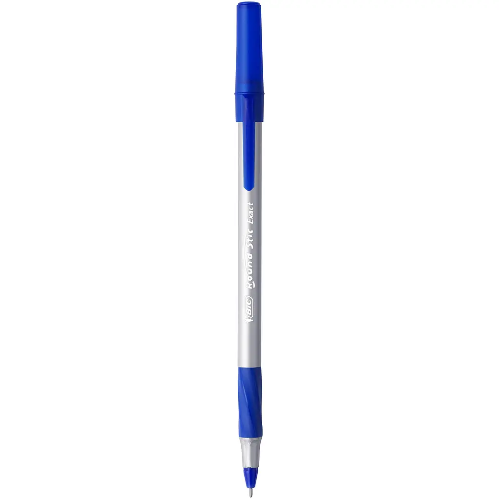 Ручка шариковая BIC Round Stic Exact 0.36 мм 8 шт. синяя (932862) - фото 2
