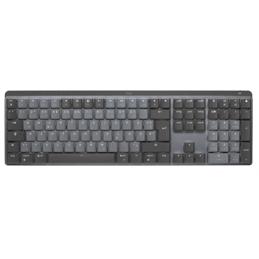 Клавіатура Logitech MX Wireless Illuminated Performance Graphite Clicky (920-010759) - фото 2