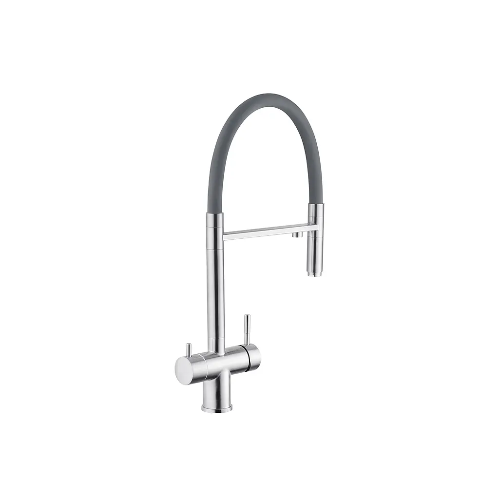 Смеситель для кухни с подключением к фильтру Kroner KRP Edelstahl Klassisch - ESG03815GRA CV027934 Нержавеющая сталь - фото 2