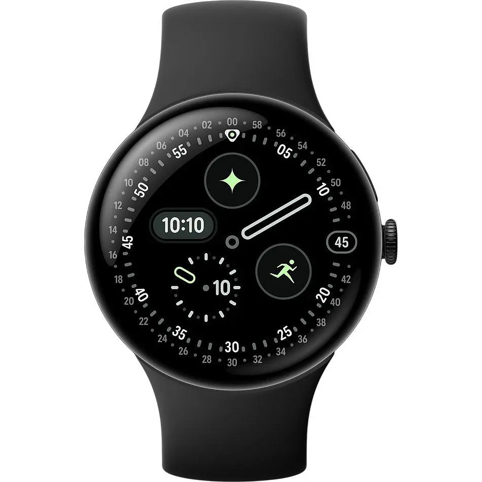 Смарт-часы Google Pixel Watch 4 45mm Wi-Fi Matte Black Aluminum case/Obsidian Active Band [161534] - фото 3