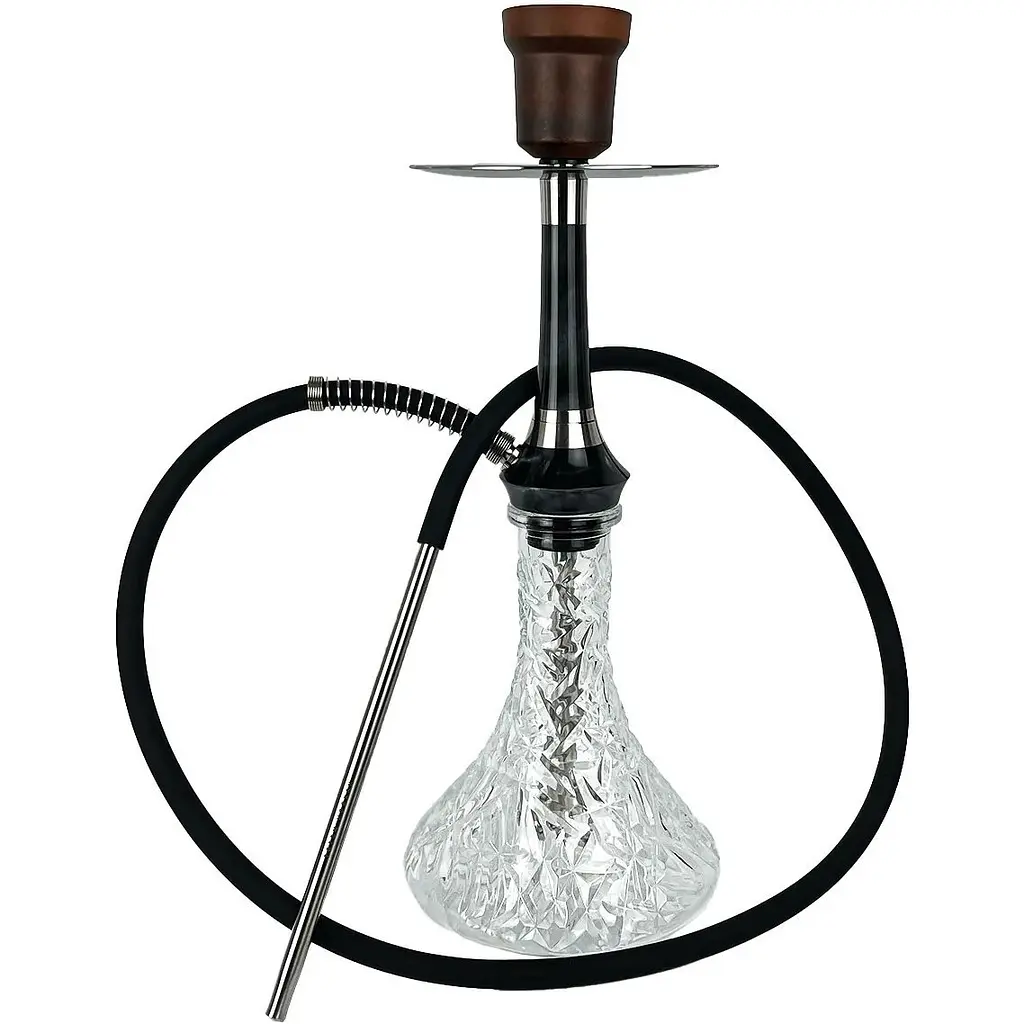 Кальян Totem Hookah Monolit Optima Space Black Craft Crystal Clear - фото 2