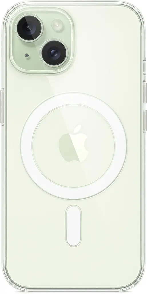 Оригінальний прозорий чохол для iPhone 15 Apple Clear Case with MagSafe (MT203ZM/A) протиударний - фото 3