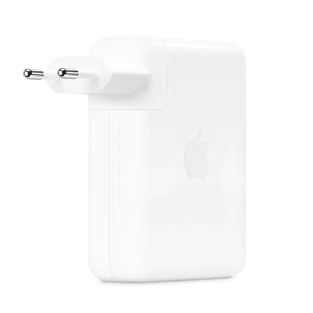 Зарядний пристрій для макбука 140W USB-C Power Adapter (MLYU3) для MacBook Pro, швидкий зарядний пристрій з кабелем Type-C, адаптер живлення White Original (ARM76385) - фото 2