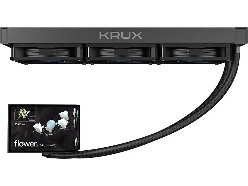 Водяне охолодження Krux HydroArc 360 Black (KRXE010) - фото 9