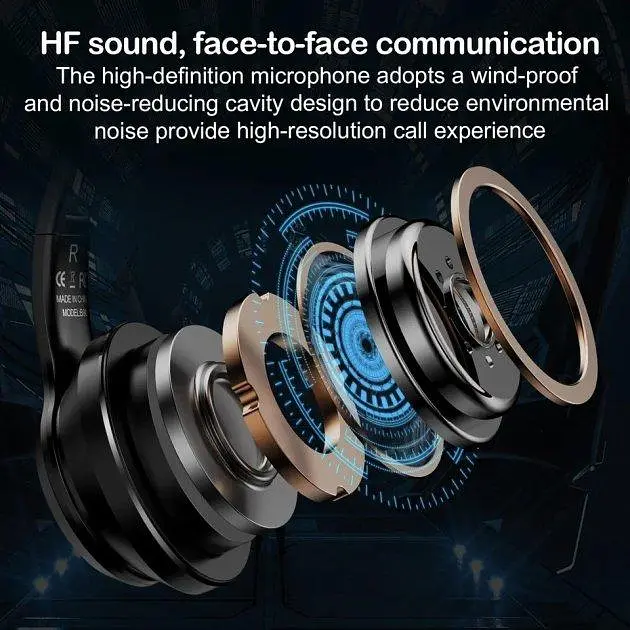 Беспроводные игровые наушники с кошачьими ушками Onikuma B90 с RGB подсветкой Наушники для стриминга Черный - фото 7