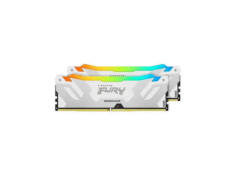 Модуль пам'яті Kingston FURY 32 GB (2x16GB) DDR5 7600 MHz Renegade Silver/White RGB (KF576C38RWAK2-32) - фото 4
