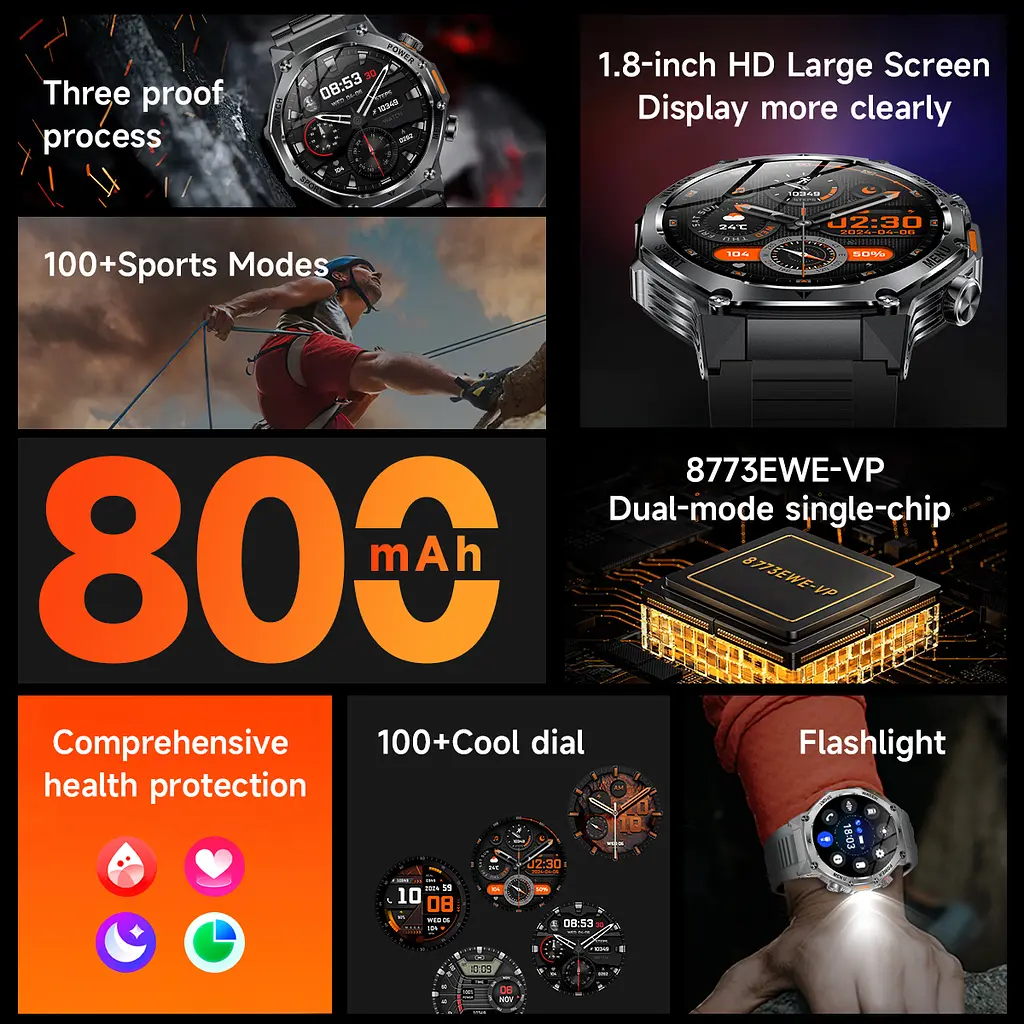 Часы Smart Surf X Pro Silver Grey, 2 ремешка - фото 6