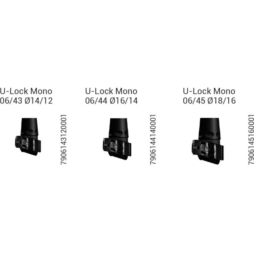 Зажимное соединение Gabel 06/43 U-Lock Mono Ø14/12 Черный - фото 2
