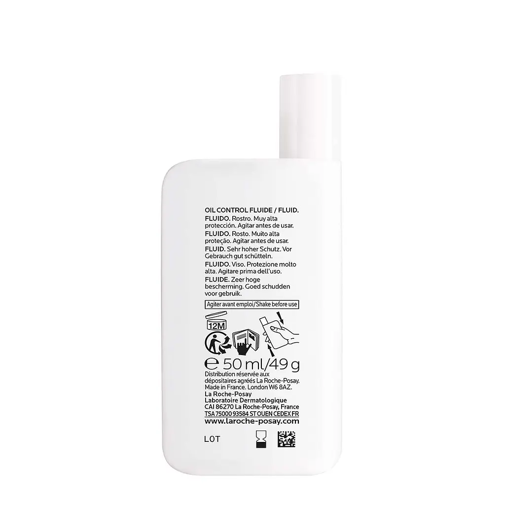 Сонцезахисний флюїд La Roche-Posay Anthelios UVMune 400 Oil Control SPF 50+ з матуючим ефектом для жирної чутливої шкіри обличчя 50 мл - фото 3