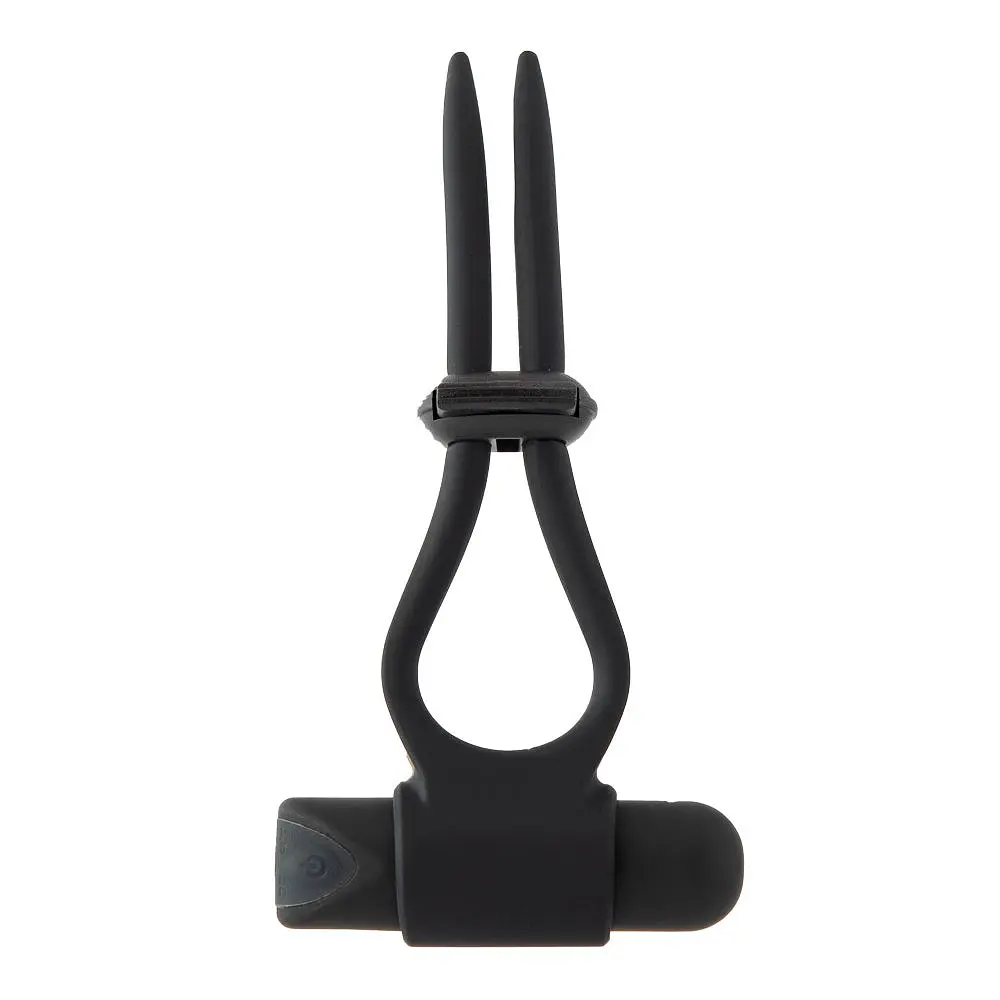 Ерекційне кільце Dream Toys Zacisk Adjustable Cockring, 14 см (чорний) - фото 4
