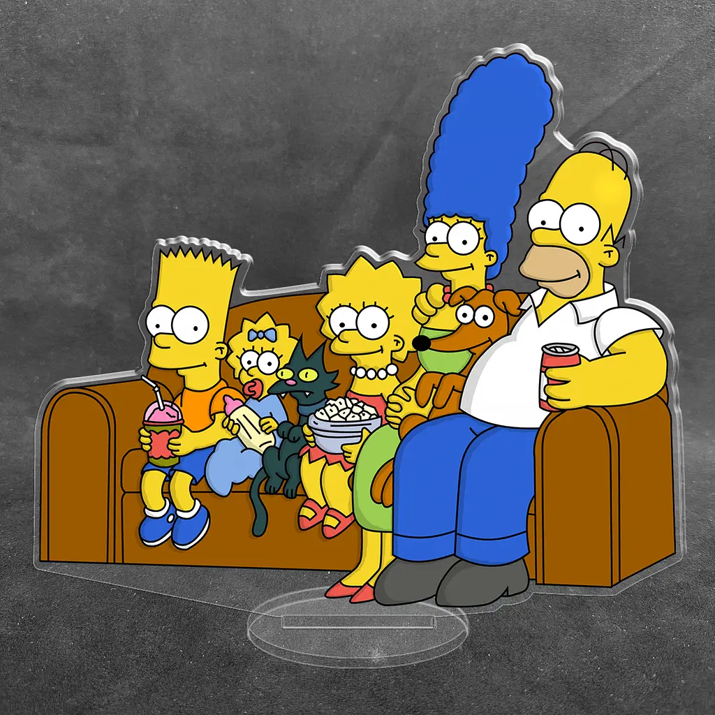 Акрилова колекційна фігурка Аніме: The Simpsons Сімпсони 1 15 см