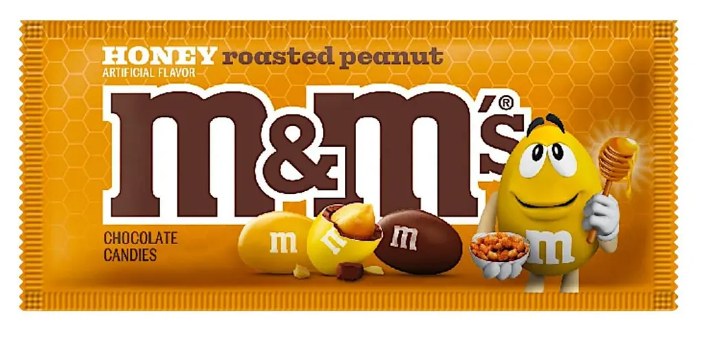 Драже M&M's Honey Roasted Peanut Chocolate Candy 49г
