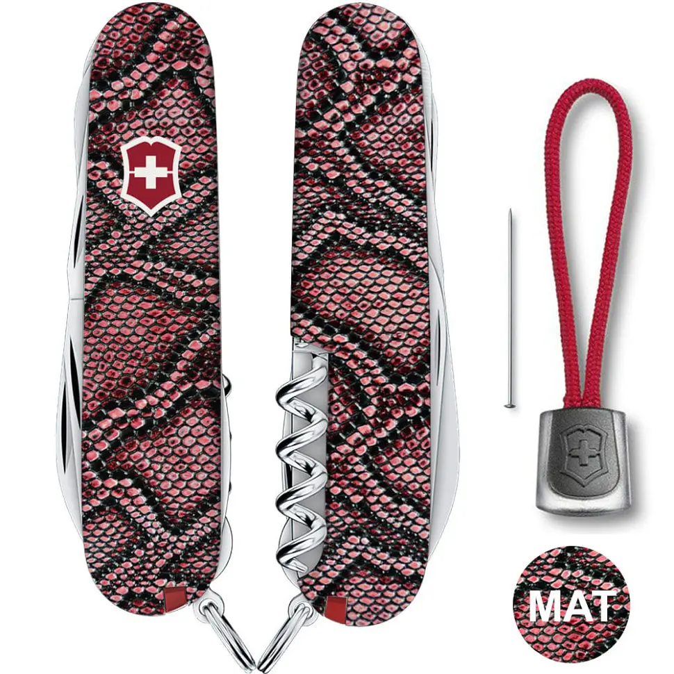 Ніж Victorinox Huntsman Design 91мм 15функ Принт Шкіра пітона - фото 2