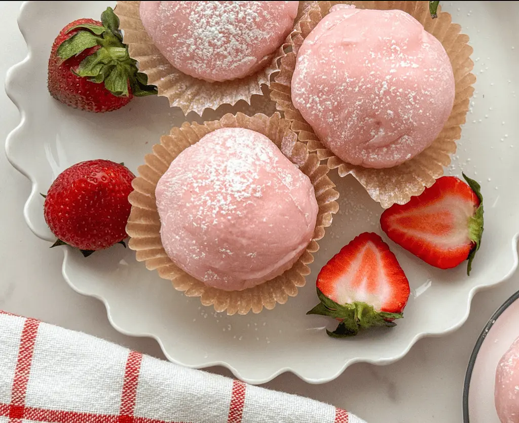 Моті Bamboo House Mochi Strawberry без глютену 180г - фото 5