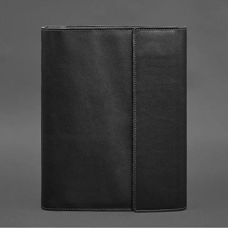 Шкіряна папка для документів "Сімейна" А4 Чорна - фото 6
