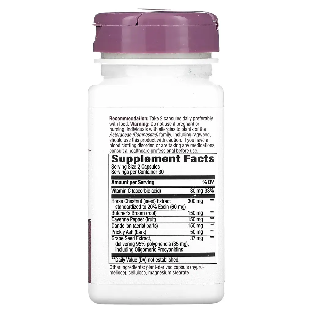 Підтримка вен Nature's Way Leg Veins Support Blend 60 капсул - фото 2