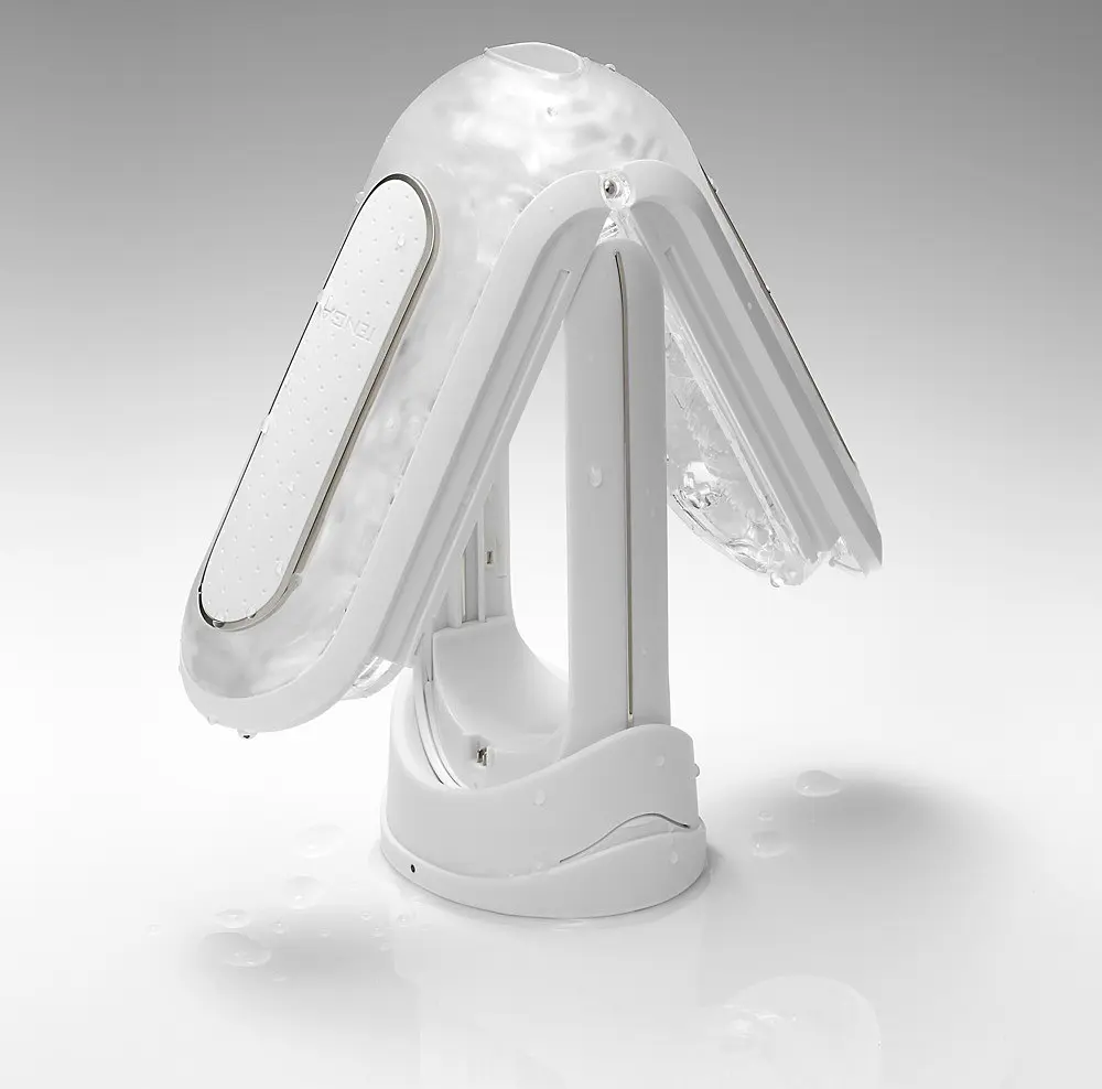 Мастурбатор Tenga Flip Zero EV (Electronic Vibration) розкладний японський з вібрацією, 18х7.5 см (білий) - фото 5