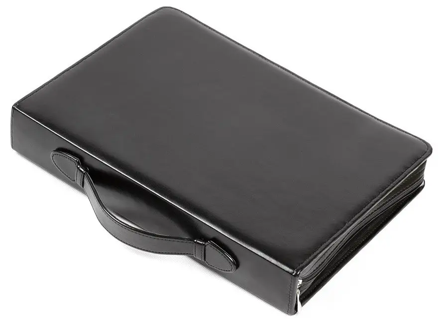 Папка ділова JPB AK-07N з ручкою А4 екошкіра 37,5×26,5×5,5 см Чорний - фото 5